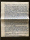 Tract Presse Clandestine Résistance Belge WWII WW2 'Note De Monsieur Spaak Aux Agents Consulaires Belges' 4 Pages - Documents