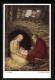 Künstler-AK Matthäus Schiestl: Maria Und Josef Mit Dem Christkind  - Schiestl, Matthaeus