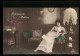 Foto-AK RPH Nr. 5737 /2: Interessante Lektüre, Dame Auf Dem Sofa  - Photographs