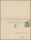 Postkarte P 43 Brevkort König Gustav 10/10 Öre, STOCKHOLM 11.8.1927 - Interi Postali