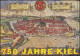1598 Stadt Kiel - Viererblock In Klappkarte OPD Kiel Mit ESSt BONN 12.3.1997 - Schiffahrt