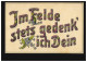 Feldpost BS Bayer. Res.-Fussartillerie-Regiment 1 Auf Passender AK, 1.6.1918  - Bezetting 1914-18