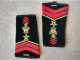 Médaille Militaire Insigne Lot De 2 Fourreaux D'épaule Génie Armée D'afrique ??? - Blazoenen (textiel)