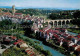 12675603 Fribourg FR Et Le Sarine Cathedrale Et Pont De Zaehringen Fliegeraufnah - Other & Unclassified