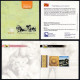 Inde India 2009 Mint Stamp Booklet Stamps Of Gujarat, Animals, Gir Lion, Gaur Buffalo, Wildlife, Wild Life - Sonstige & Ohne Zuordnung