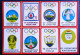 CPM CARTE POSTALE LES SYMBOLES DES JEUX  OLYMPIQUES DE 1896 A 1928 - Olympic Games