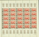 St.Pierre Et Miquelon 1954 - Colonie Française - Timbres Neufs. Yvert Nr.: PA22. Feuille De 25 . (EB) AR-02363 - Unused Stamps