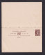 1896 - 1 1/2 P. Doppel-Ganzsache (P 7) Ab Port-of-Spain Nach Ulm - Trinidad & Tobago (...-1961)