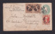 1882 - 3 C. Ganzsache Mit 2 C. Und 2x 10 C. Zufrankiert Ab TELL CITY Nach Schwaigern - Storia Postale