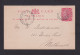 1895 - 1 P. Ganzsache Ab MOONAH Nach Melbourne - Lettres & Documents