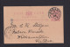 1905 - 1 P. Ganzsache Ab Hobart Nach Williamstown - Brieven En Documenten