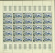 Nouvelle Calédonie 1954 - Colonie Française - Timbres Neufs. Yvert Nr.: PA65. Feuille De 25 Avec Coin Daté (EB) AR-02365 - Unused Stamps