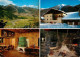 12649364 Muestair Hotel Chasa Chalavaina Cafeteria Kamin Feuer Alpenpanorama Mue - Autres & Non Classés