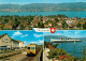 12649150 Kuesnacht Panorama Zuerichsee Bahnhof Eisenbahn Ausflugsdampfer Kuesnac - Altri & Non Classificati