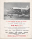 1954 /55  Cie Navigation Mixte  Algérie  / Tunisie  Horaires Des Passages - 1950 - ...