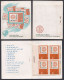 Inde India 1980 Mint Stamp Booklet International Stamp Exhibition, Flower, Peacock - Autres & Non Classés
