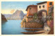 12646521 Gandria Lago Di Lugano Motivo Del Pittore Serafino Giambonini Kuenstler - Otros & Sin Clasificación