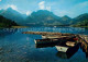 12641521 Schwarzsee Sense Lac Noir Freiburger Voralpen Bootsanleger Schwarzsee S - Sonstige & Ohne Zuordnung