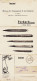 30498 / ⭐ ◉  ♥️ Rare Triptyque FORBACH Moselle Propagande-Publicité BECKER Fg BELLEVUE Pub 1933 à RAYNAL Garage Réalmont - Forbach