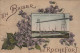 AL25 -(17) " UN BAISER DE ROCHEFORT " -  LE  DUGUAY TROUIN , VAISSEAU ECOLE DES ASPIRANTS  - PONT TRANSBORDEUR - FLEURS - Rochefort