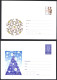 4 Covers Christmas 2012 2013 2014 2015 From Bulgaria - Enveloppes