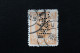 1893 CAROL 1er 50 Ban Roumain ORANGE SG RO 324 OBLITERE BUCAREST 7DEC 1895 PERFORE H&C.(pli).. - Used Stamps