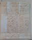 LAC DU 15/03/1847 . DE BORDEAUX A PARIS..JOLI CACHET BLEU AU DOS.   TRES INTERESSANT. . BEL ETAT - 1801-1848: Vorläufer XIX