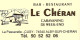 *Carte Visite Bar Restaurant - Le Chéran à Alby Sur Chéran (74) - Cartoncini Da Visita