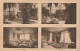 ALnw 9-(06) MENTON - EXCELSIOR HOTEL - CARTE DOUBLE MULTIVUES - 3 SCANS - Publicités