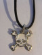 TETE DE MORT OS Pendentif Métal Tête De Mort (blanche) - Pendentifs