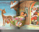 CE 32- " JOYEUX NOEL " - CARTE SYSTEME POP UP - PERE NOEL EN TRAINEAU AVEC JOUETS SOUS LA NEIGE - ILLUSTRATEUR - Santa Claus