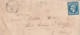 LETTRE. 3 AVRIL 59. N° 14. PERLÉ T22. OUZOUER-S-TREZE. LOIRET. PC 2360POUR ST AMAND EN PUISAYE - 1849-1876: Klassik