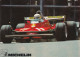 BE Nw4- FORMULE 1 - JODY SCHECKTER SUR FERRARI ( 1979 ) - CARTE PUBLICITAIRE MICHELIN - Grand Prix / F1