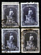 Turkey / Türkei 1929 ⁕ Gray Wolf (Bozkurt) 6 K. Mi.888 ⁕ 4v Used - Used Stamps