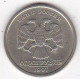 Russie 1 Rouble 1997 Leningrad /Saint Pétersbourg  , Laiton De Nickel, Y# 604 - Russia