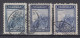 Turkey / Türkei 1929 ⁕ Ankara Fortress 12 ½ Ghr. Mi.889 ⁕ 3v Used - Used Stamps