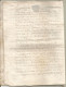 N°1988 ANCIENNE LETTRE ACTE DE NOTAIRE A SOISSONS A DECHIFFRER DATE 1648 - Historical Documents