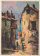 BE5 -(20) CALVI ( CORSE ) - VIEILLE RUE DU PORT - ILLUSTRATION - 2 SCANS - Calvi