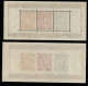 All. Besetzung Gemeinschaftsausgabe 1946 - Mi.Nr. Block 12 A + B - Postfrisch MNH - Neufs