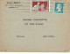 Tarifs Postaux Etranger Du 01-04-1924 (08) Pasteur N° 176 50 C.+ 25 C. Arts Déco  Lettre 20 G. - 1922-26 Pasteur