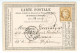 CARTE PRECURSEUR Envoi De LANGLAIS SALMON De SANCERRE 18 ( Pour GUERARD & Cie 69 Avenue Riboudet à ROUEN ) 1874 - 1849-1876: Periodo Clásico