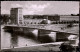 Ansichtskarte Frankfurt Am Main AEG Hochhaus, Brücke 1957  Gel. 10 Pfg. Europa - Frankfurt A. Main