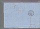 Un  Timbre  Napoléon III   N°  14     20 C Bleu   Sur Lettre  Départ Surgères  1858      Destination  Paris - 1849-1876: Classic Period