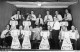 Carte Photo Aillant Sur Tholon Orchestre Prisonniers Guerre 1947 - Personas Anónimos