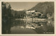 Ansichtskarte Grainau Badersee Hotel 1932  Gel Eckiger Bahnpoststempel - Otros & Sin Clasificación