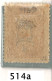 1917 - Impero Ottomano N° 514a - Soprastampato - Unused Stamps