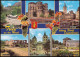 Trier Mehrbild-AK Stadtteilansichten Blumenhof Porta Nigra Kaiserthermen 1991 - Trier