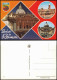 Cartoline Rom Roma Stadtteilansichten Saluti Da ROMA (Mehrbildkarte) 1960 - Other & Unclassified