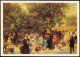 DDR Künstlerkarte ADOLF VON MENZEL Nachmittag Im Tuileriengarten In Paris 1968 - Peintures & Tableaux