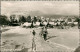 Ansichtskarte Braunlage Panorama-Ansicht, Frau Mit Kindern Auf Ski 1962 - Braunlage